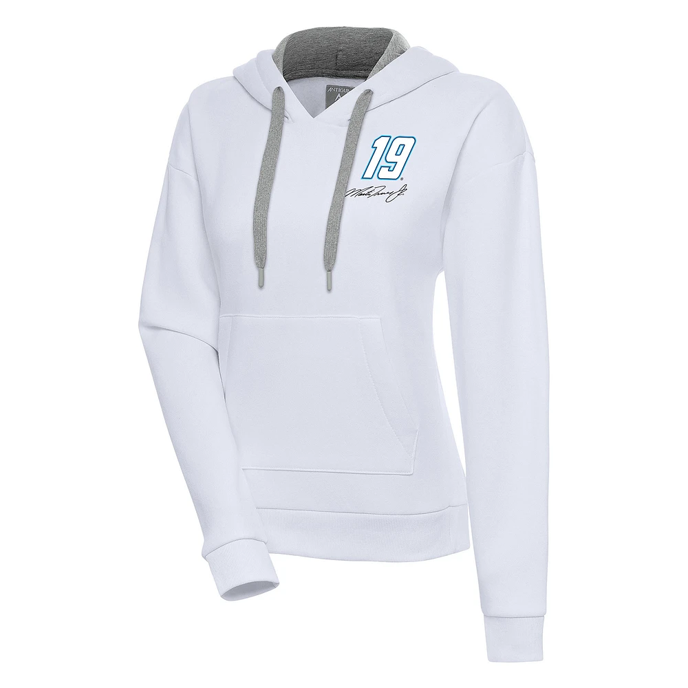 Women's Antigua Martin Truex Jr Victory Pullover Hoodie