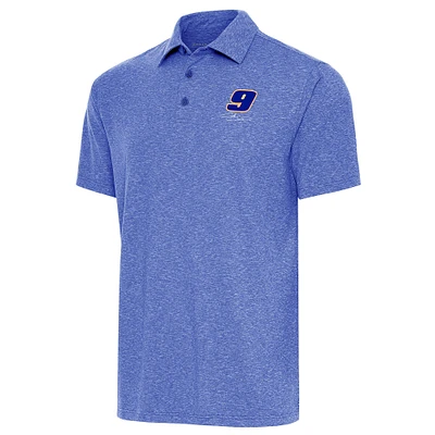 Men's Antigua Heather Royal Chase Elliott Par 3 Polo
