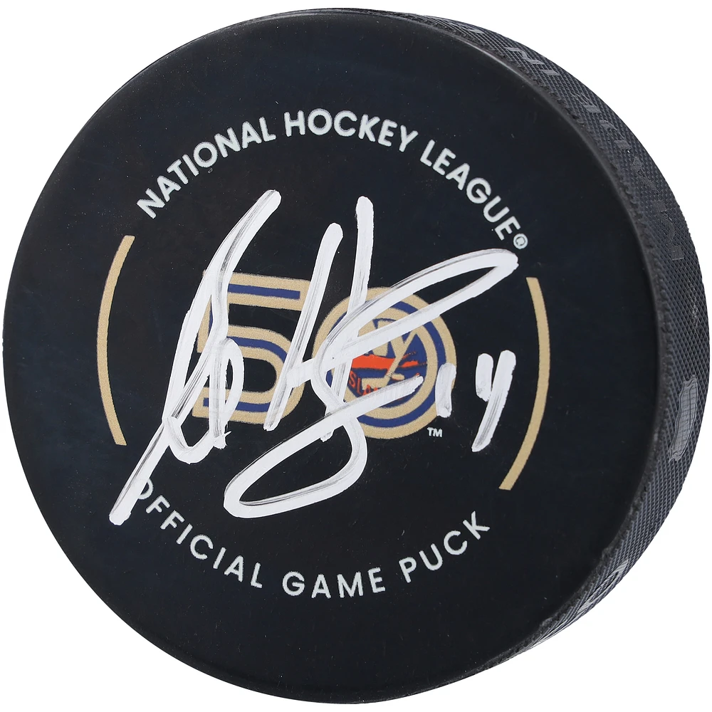 Bo Horvat New York Islanders Autographed Official Game Puck