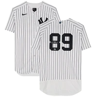 Jasson Dominguez New York Yankees Autographed White Nike Authentic Jersey