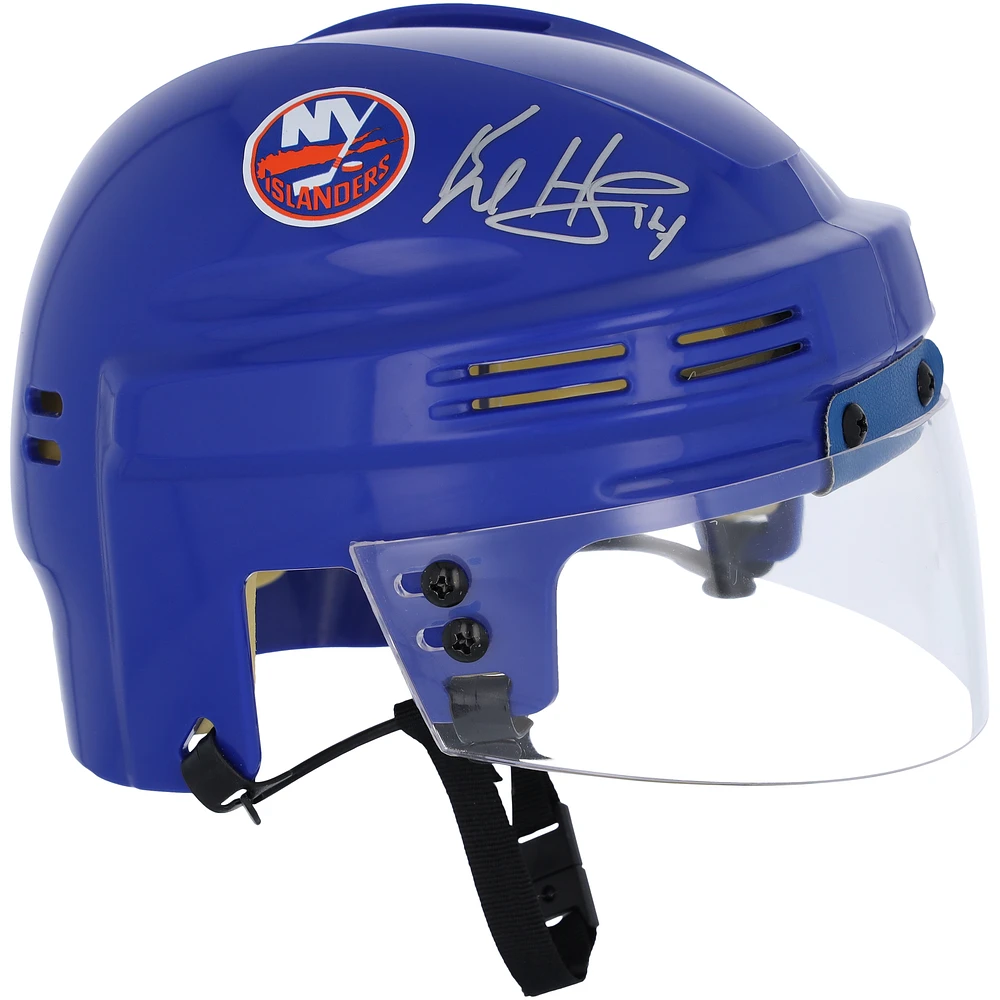 Bo Horvat New York Islanders Autographed Blue Mini Helmet