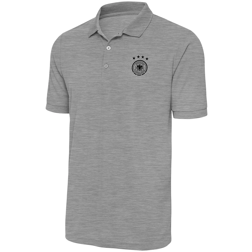 Men's Heather Gray Germany National Team Derive Polo