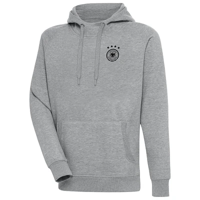 Men's Heather Gray Germany National Team Takeover Pullover Hoodie