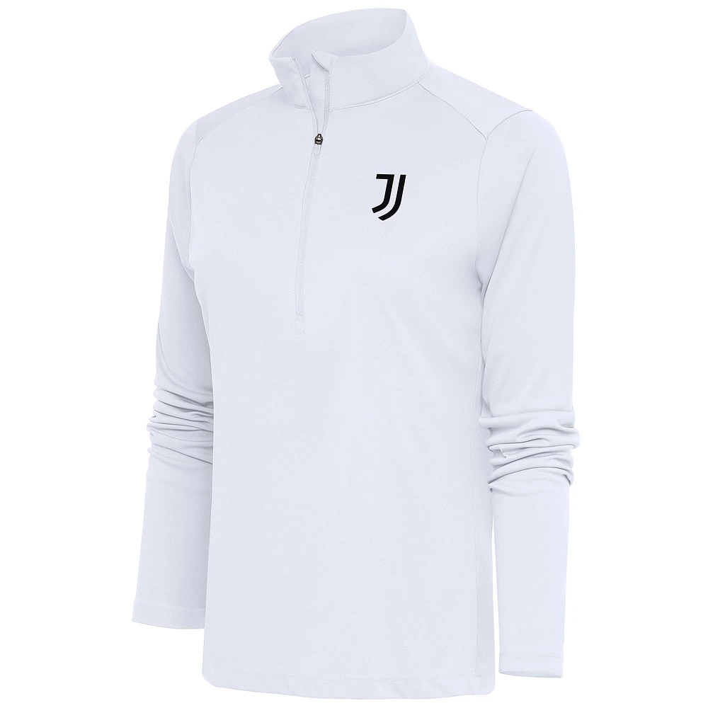 Women's White Juventus Statement Half-Zip Pullover