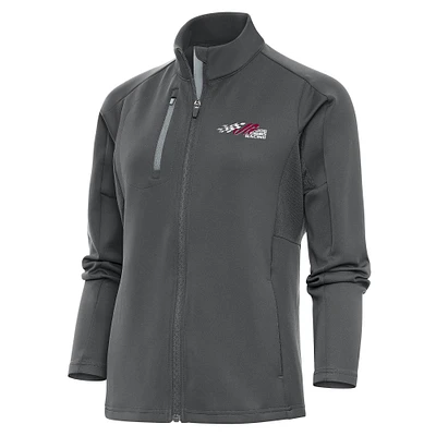 Women's Antigua Pewter Joe Gibbs Racing Generation Full-Zip Jacket
