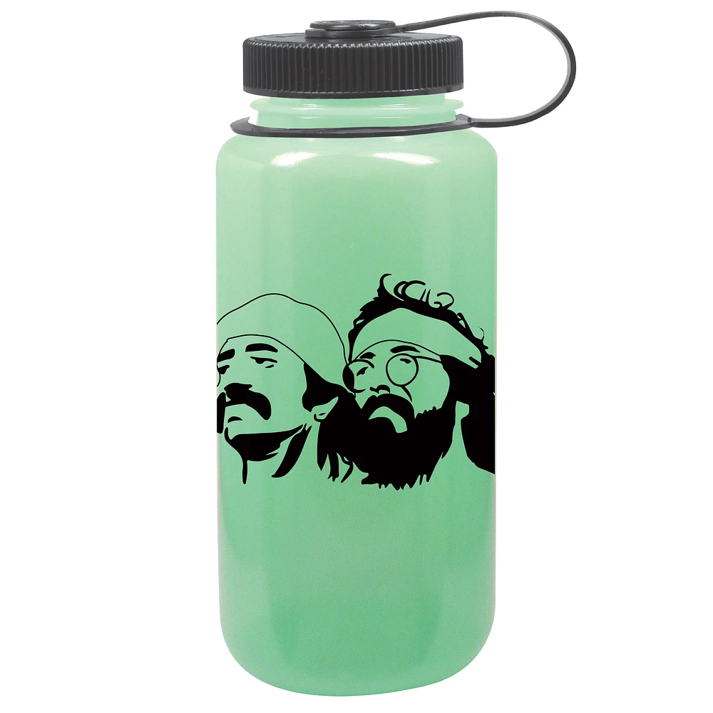 Neon Green Cheech & Chong 32oz. Nalgene Sustainable Wide Mouth Water Bottle