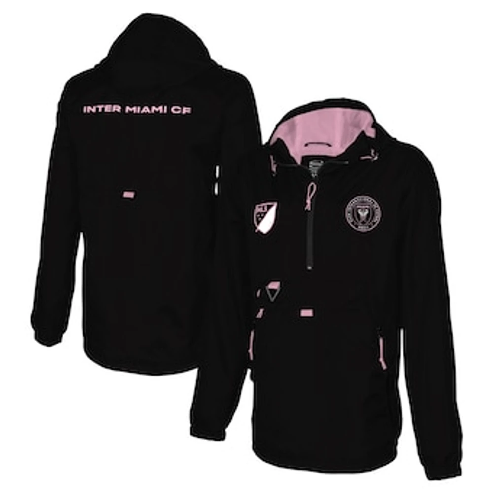 Men's Stadium Essentials Black Inter Miami CF Compete Quarter-Zip Hoodie Jacket