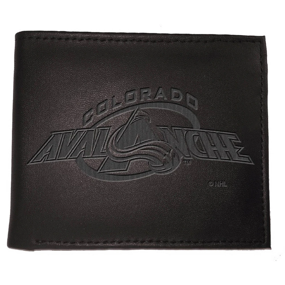 Black Colorado Avalanche Hybrid Bi-Fold Wallet