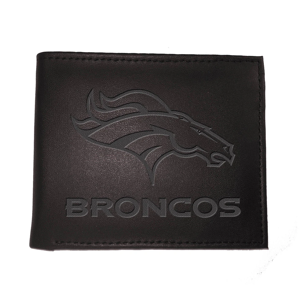 Black Denver Broncos Hybrid Bi-Fold Wallet