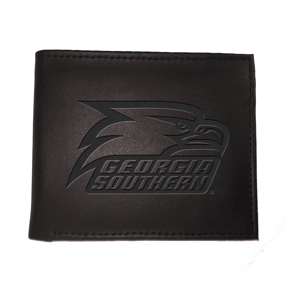 Black Georgia Southern Eagles Hybrid Bi-Fold Wallet
