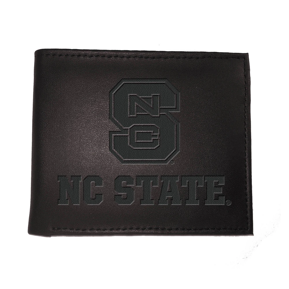 Black NC State Wolfpack Hybrid Bi-Fold Wallet