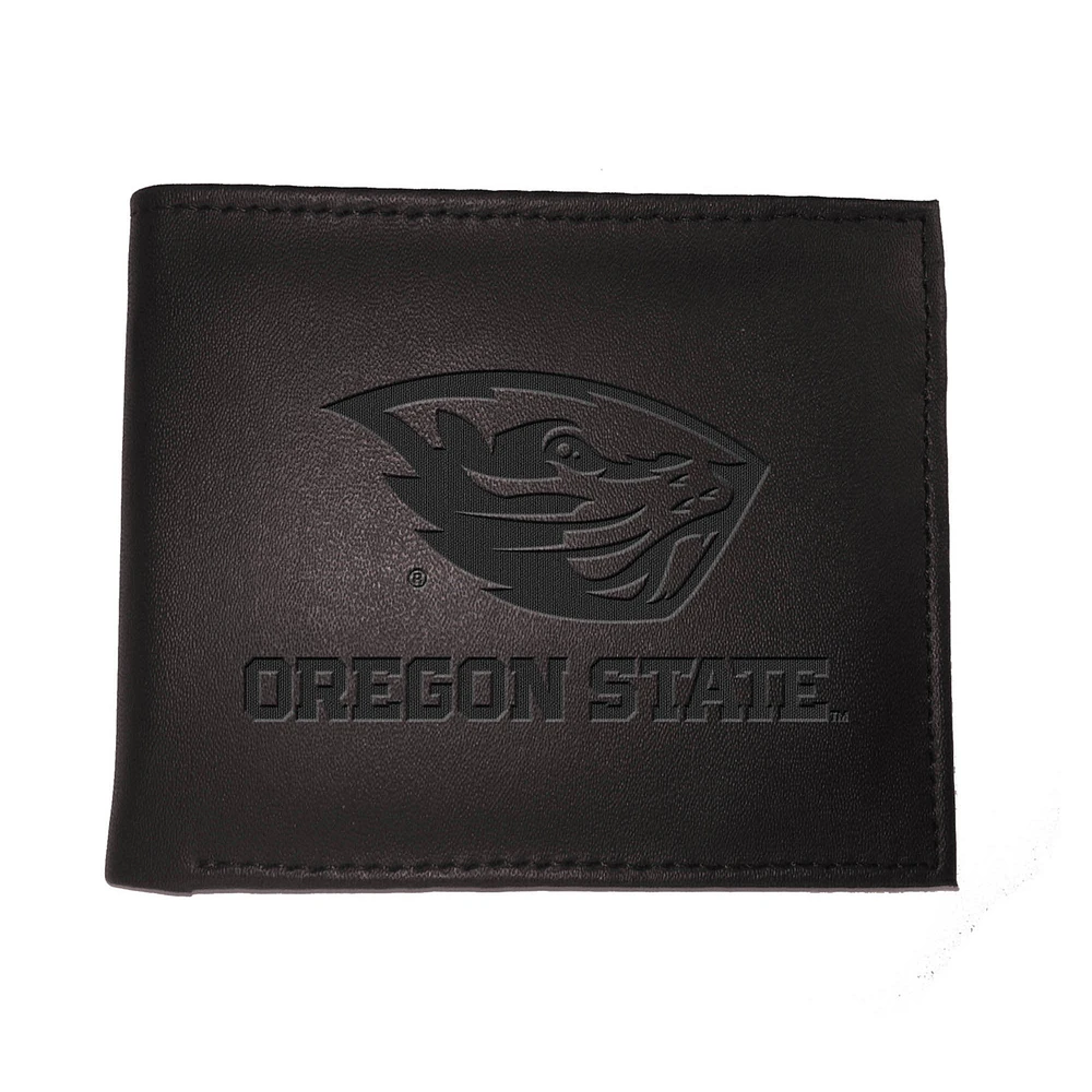 Black Oregon State Beavers Hybrid Bi-Fold Wallet