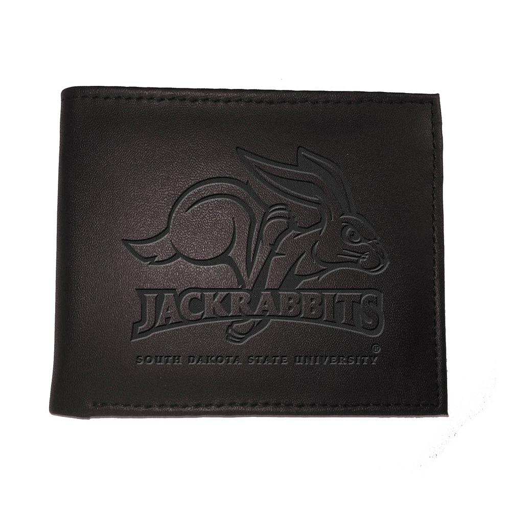 Black South Dakota State Jackrabbits Hybrid Bi-Fold Wallet
