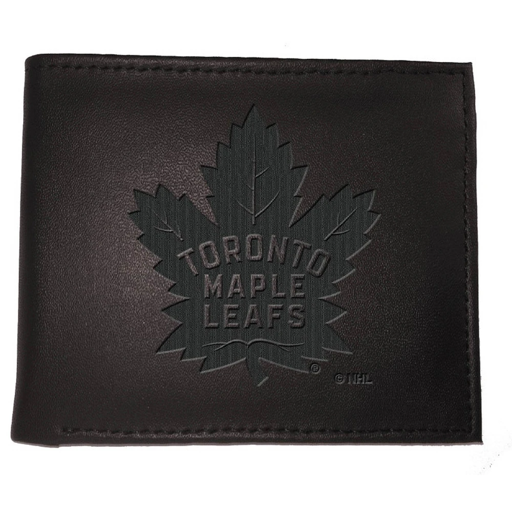 Black Toronto Maple Leafs Hybrid Bi-Fold Wallet