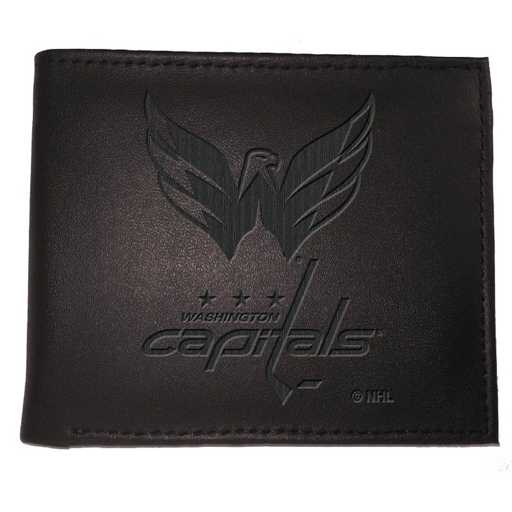 Black Washington Capitals Hybrid Bi-Fold Wallet