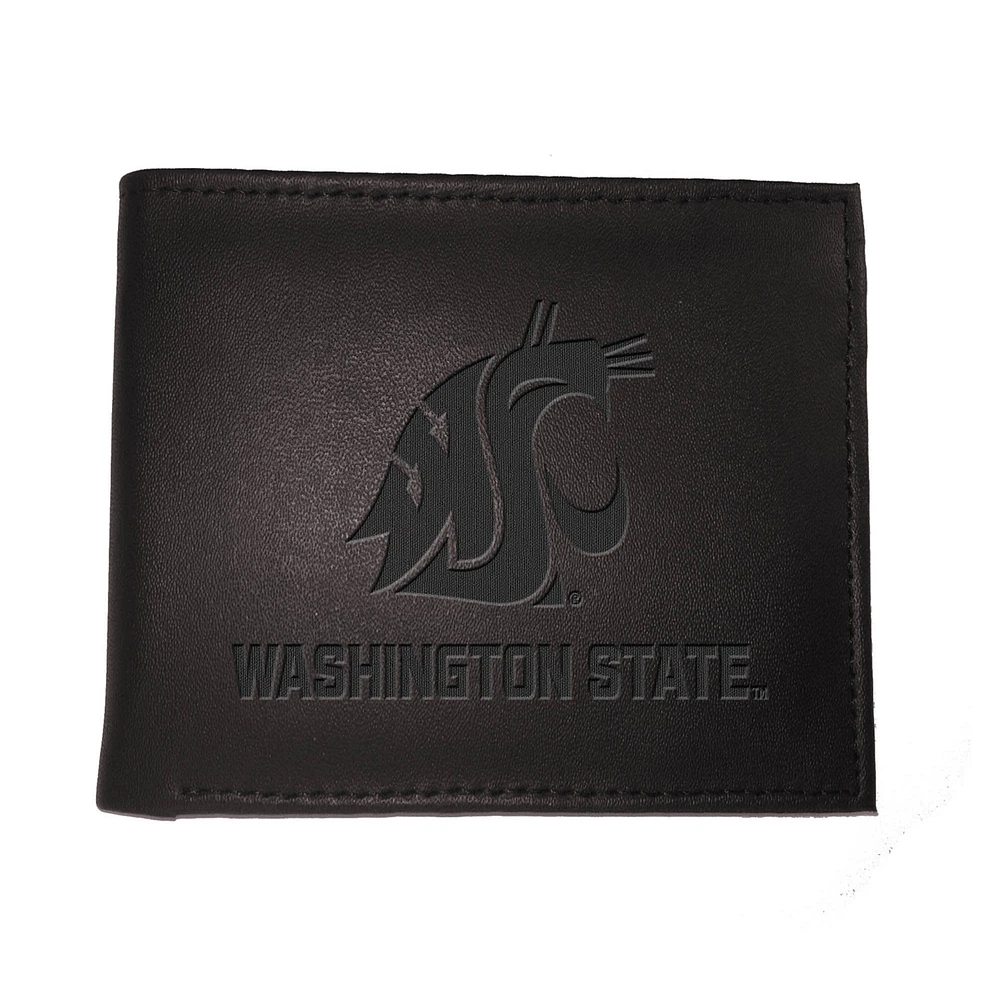 Black Washington State Cougars Hybrid Bi-Fold Wallet