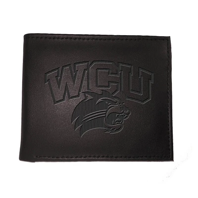 Black Western Carolina Catamounts Hybrid Bi-Fold Wallet