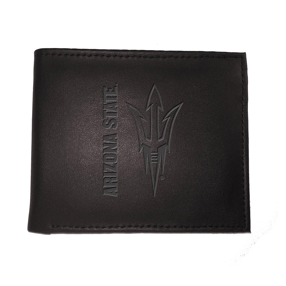 Black Arizona State Sun Devils Hybrid Bi-Fold Wallet
