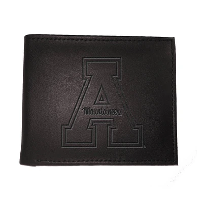 Black Appalachian State Mountaineers Hybrid Bi-Fold Wallet