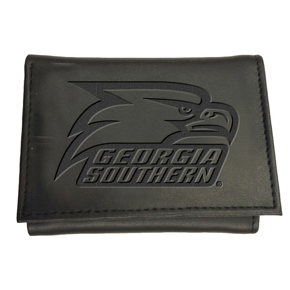 Black Georgia Southern Eagles Hybrid Tri-Fold Wallet