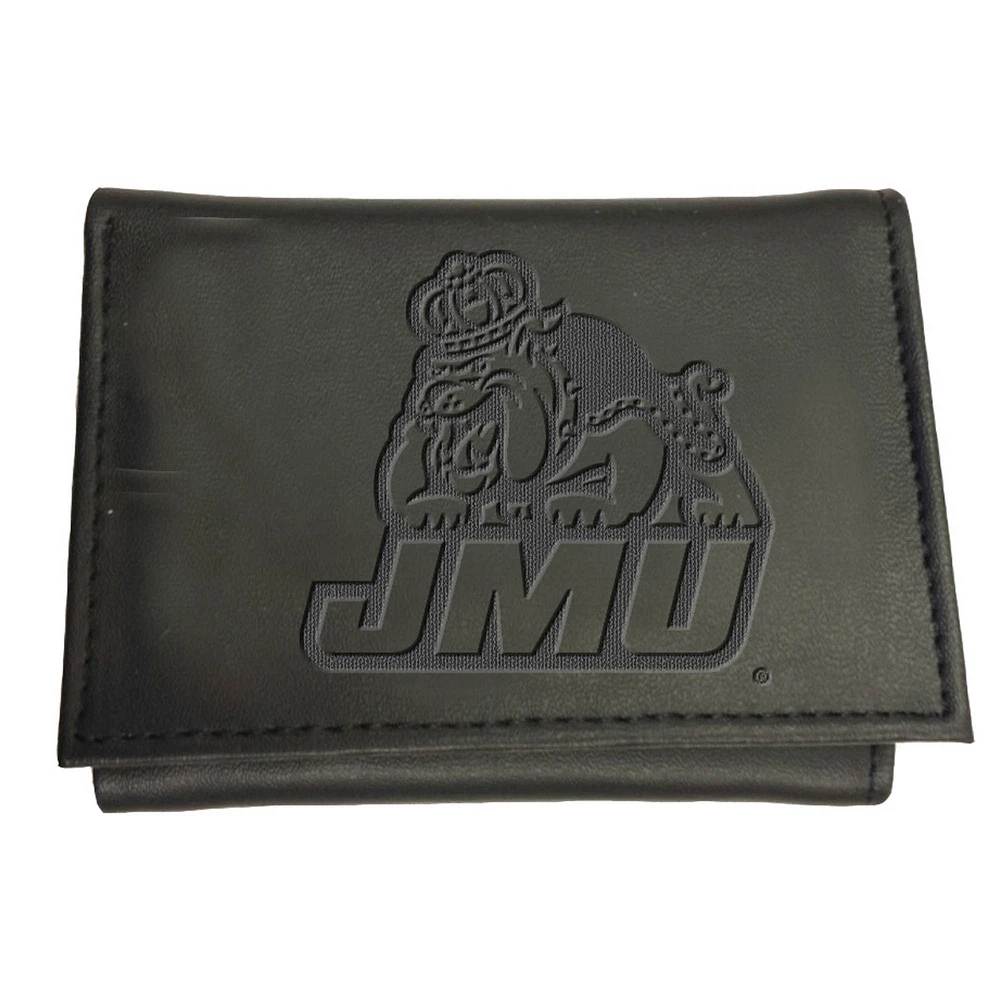Black James Madison Dukes Hybrid Tri-Fold Wallet