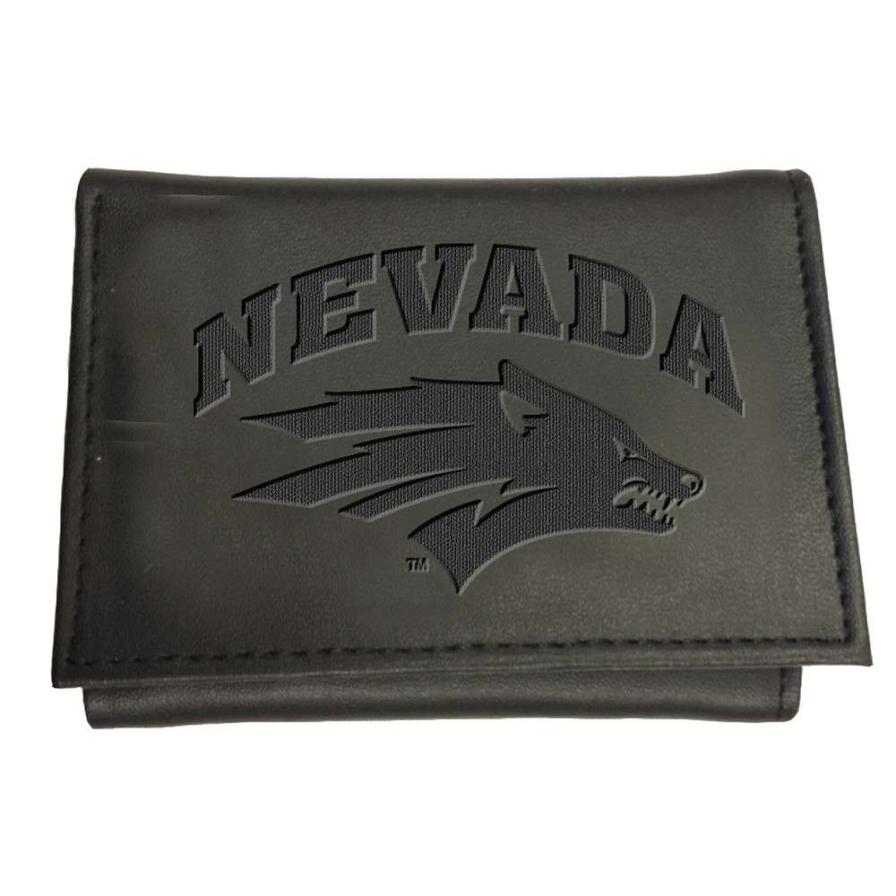 Black Nevada Wolf Pack Hybrid Tri-Fold Wallet