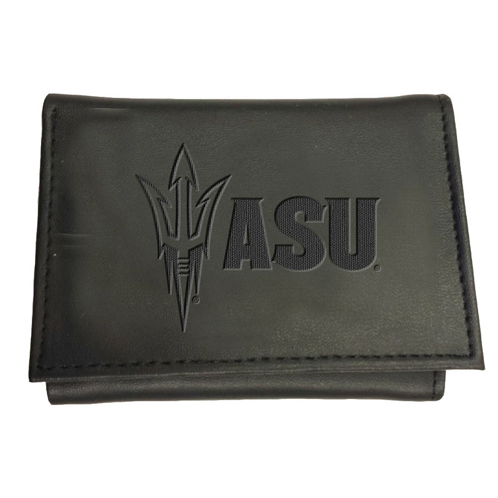 Black Arizona State Sun Devils Hybrid Tri-Fold Wallet