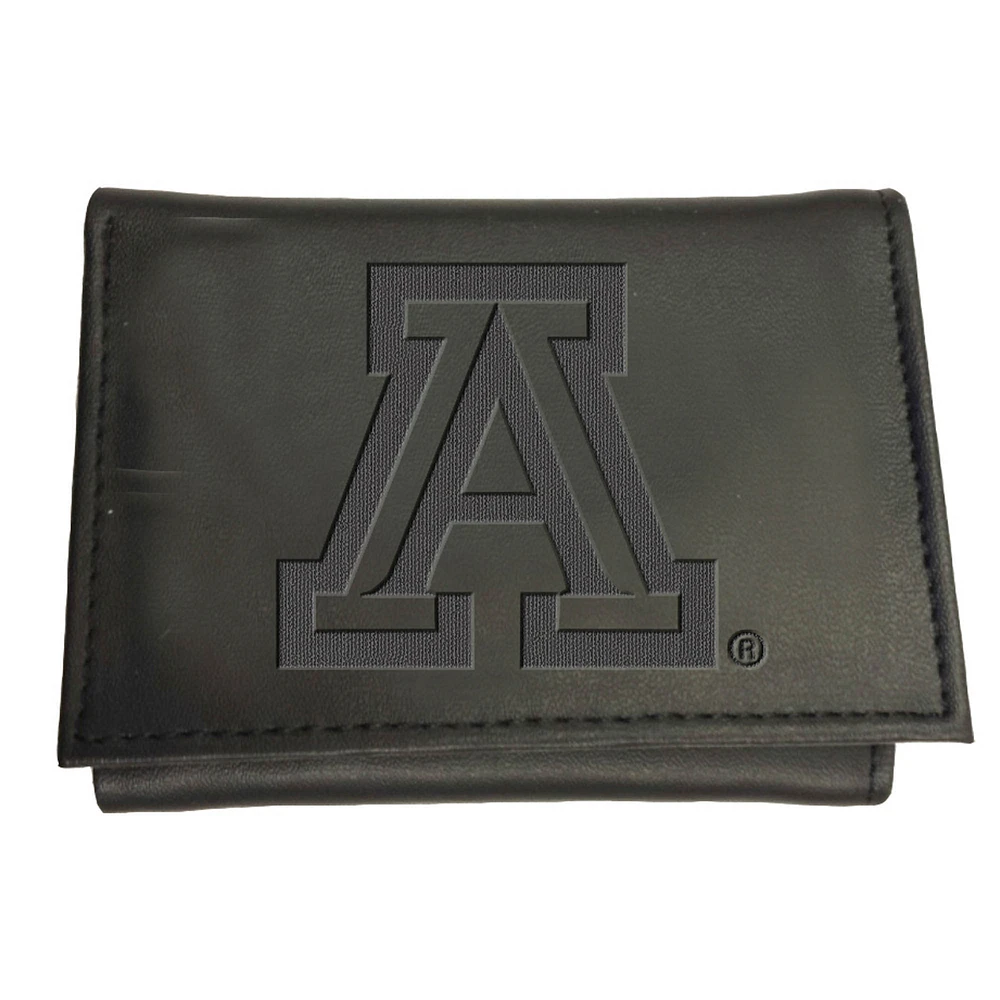 Black Arizona Wildcats Hybrid Tri-Fold Wallet