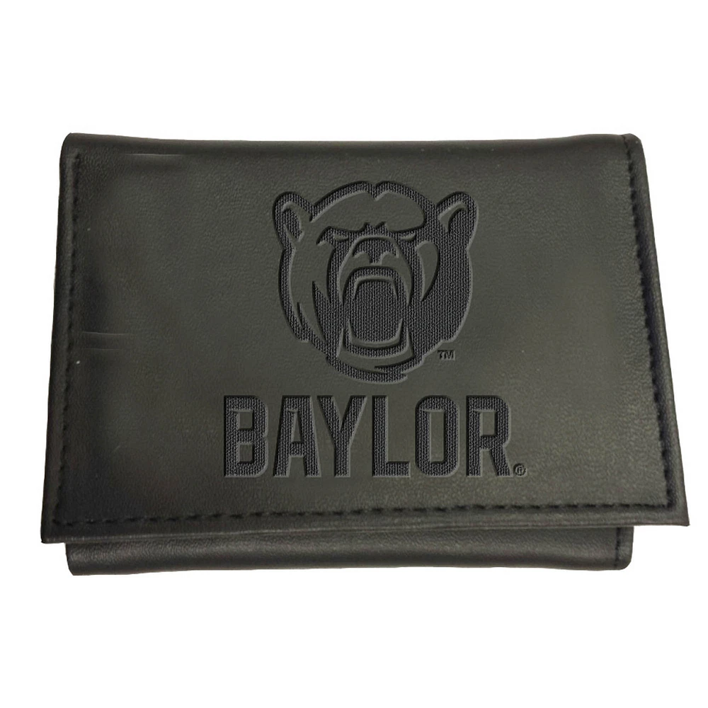 Black Baylor Bears Hybrid Tri-Fold Wallet