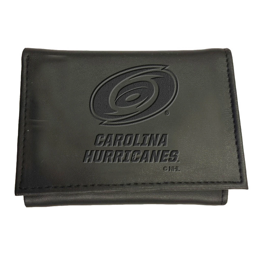 Black Carolina Hurricanes Hybrid Tri-Fold Wallet