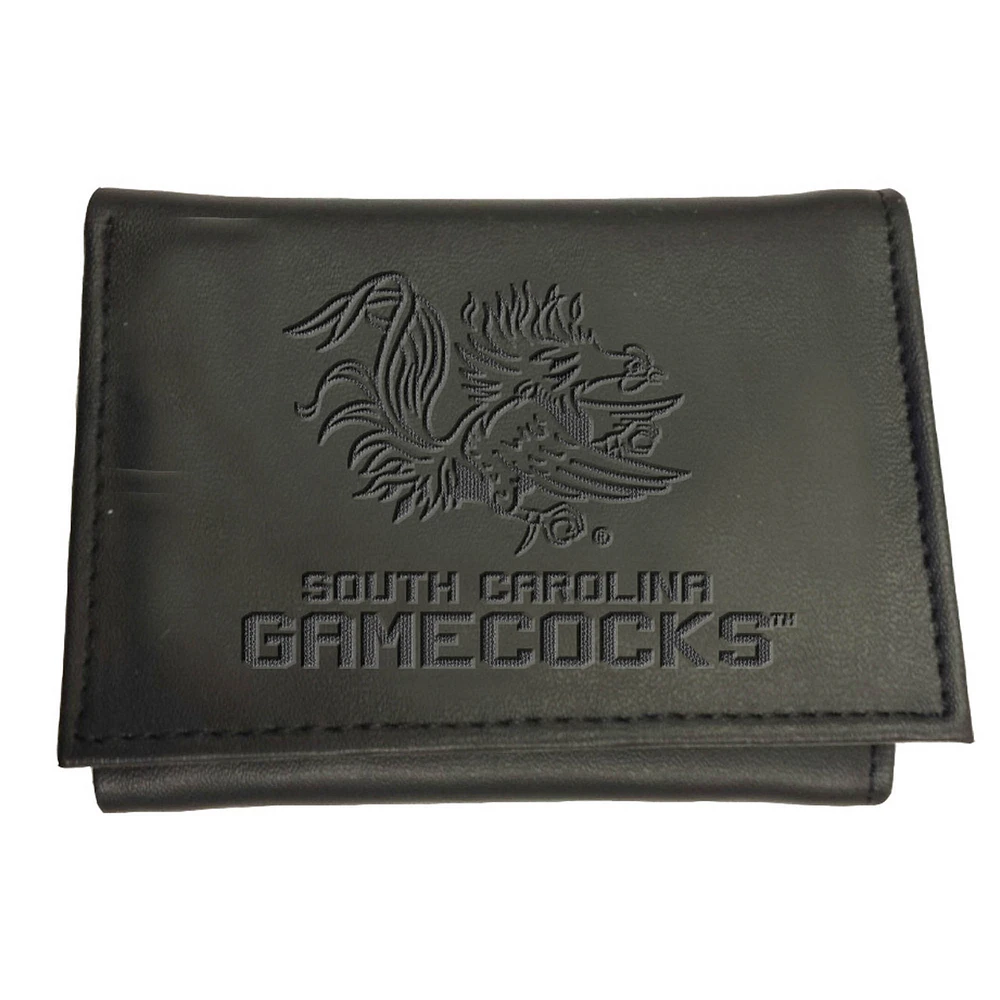 Black South Carolina Gamecocks Hybrid Tri-Fold Wallet