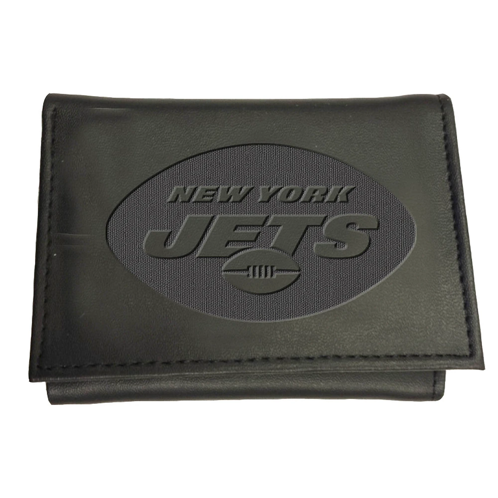 Black New York Jets Hybrid Tri-Fold Wallet