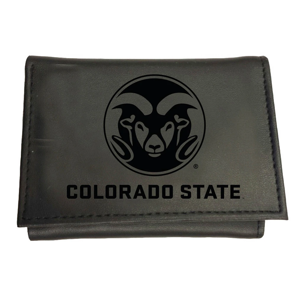 Black Colorado State Rams Hybrid Tri-Fold Wallet