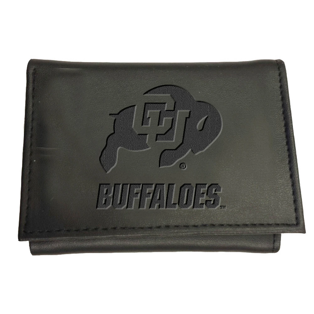 Black Colorado Buffaloes Hybrid Tri-Fold Wallet