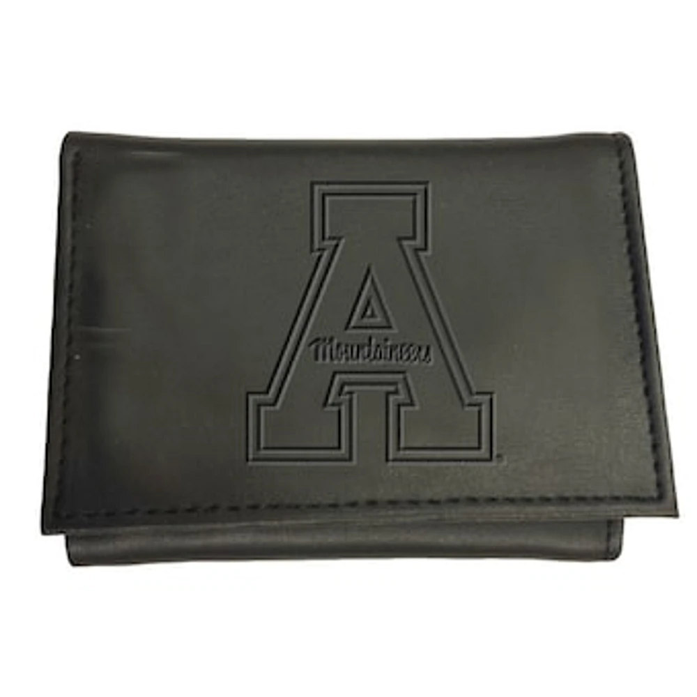 Black Appalachian State Mountaineers Hybrid Tri-Fold Wallet