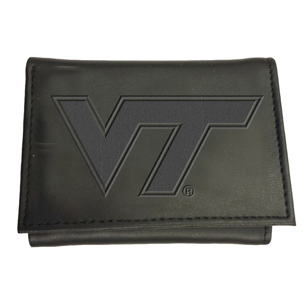 Black Virginia Tech Hokies Hybrid Tri-Fold Wallet