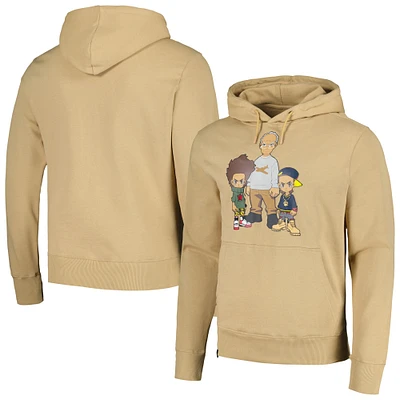Unisex Tan The Boondocks Family Pullover Hoodie