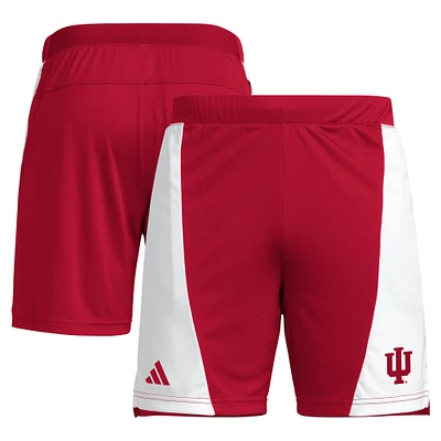 Men's adidas Crimson Indiana Hoosiers Designed for Training 7" AEROREADY Shorts
