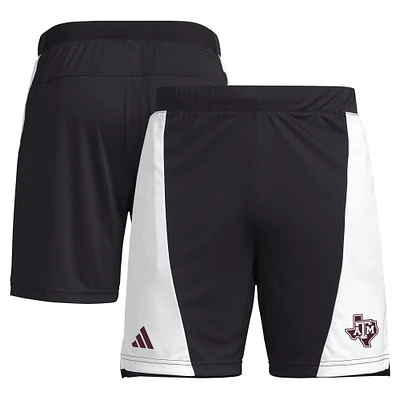 Men's adidas Black Texas A&M Aggies Designed for Training 7" AEROREADY Shorts