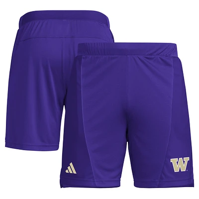 Men's adidas Purple Washington Huskies Designed for Training 7" AEROREADY Shorts