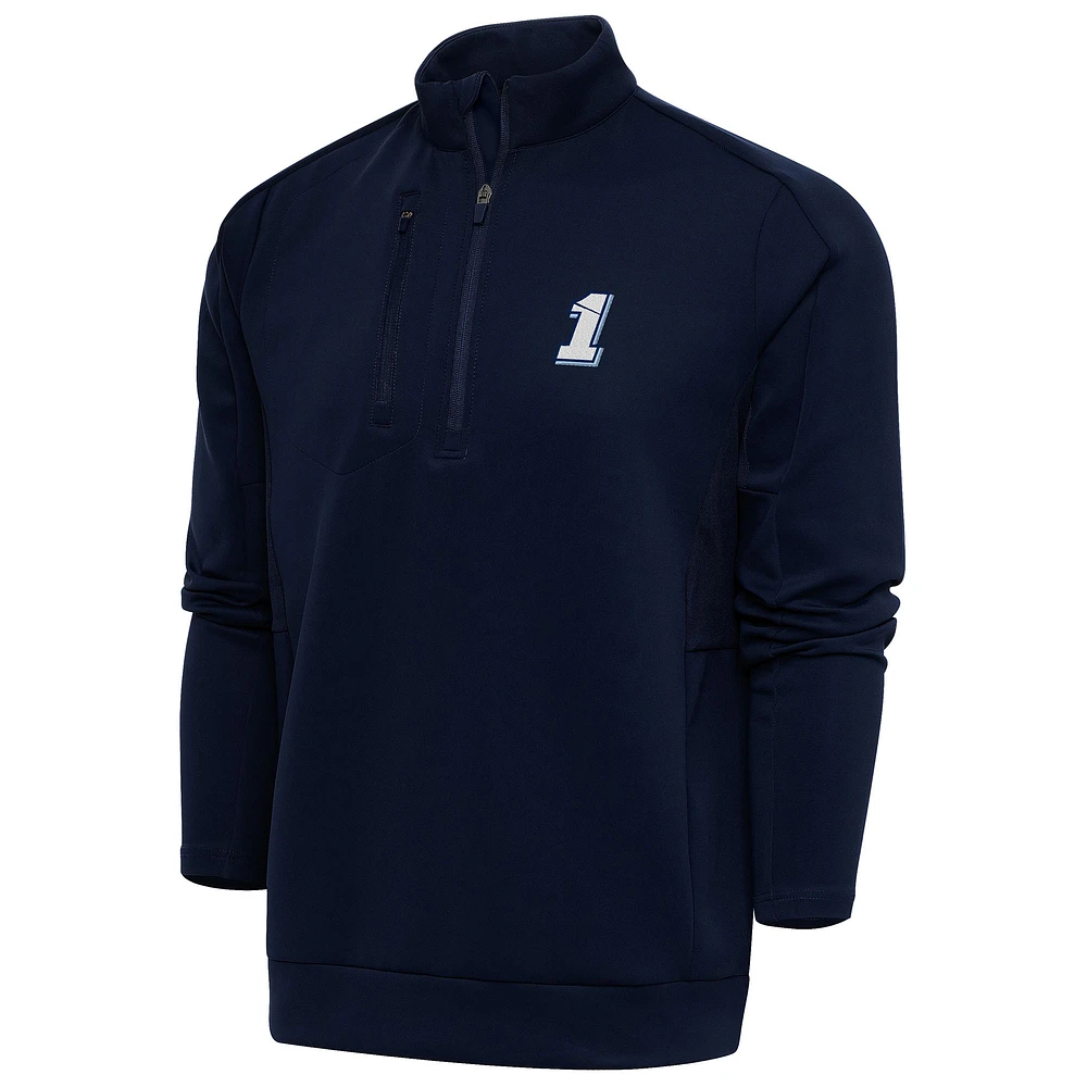 Men's Antigua Navy Ross Chastain Generation Quarter-Zip Pullover Top