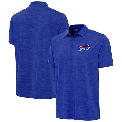 Men's Antigua Heather Royal Buffalo Bills Layout Polo