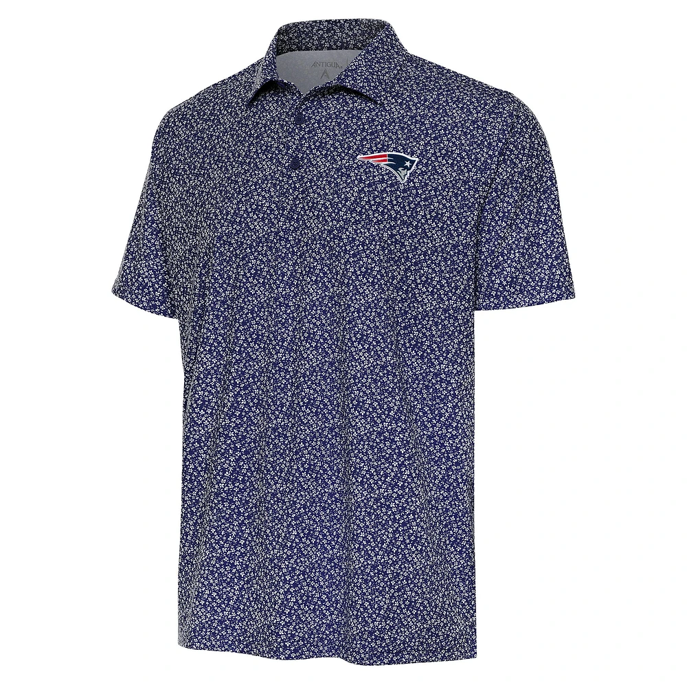 Men's Antigua Navy New England Patriots Terrace Polo