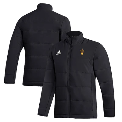 Men's adidas Black Arizona State Sun Devils Midweight Full-Zip Jacket