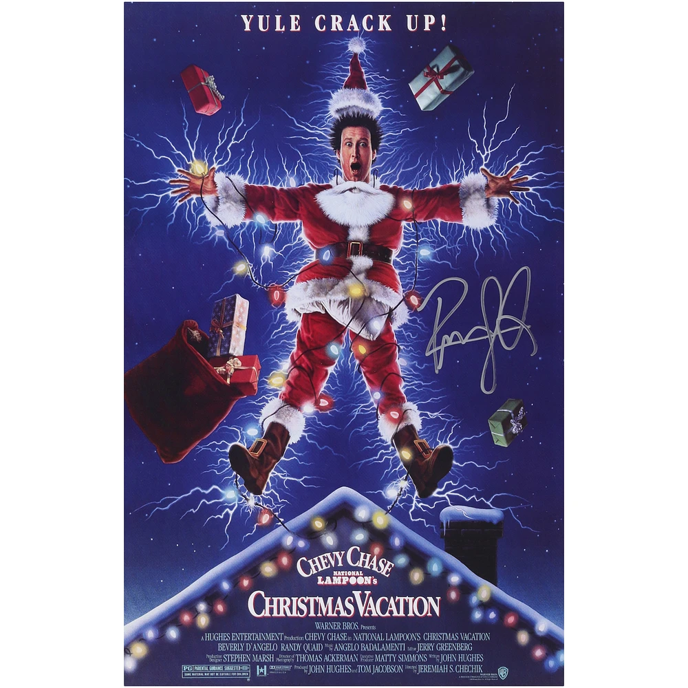 Randy Quaid National Lampoon's Christmas Vacation Autographed 11" x 17" Movie Poster