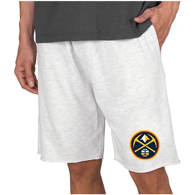 Men's Concepts Sport Cream Denver Nuggets Mainstream Terry Shorts