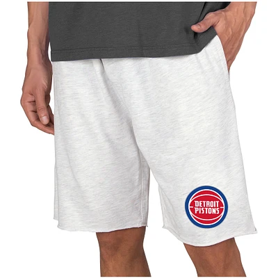 Men's Concepts Sport Cream Detroit Pistons Mainstream Terry Shorts