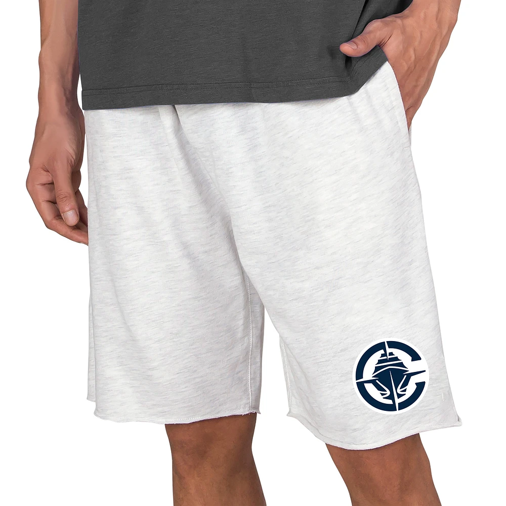 Men's Concepts Sport Cream LA Clippers Mainstream Terry Shorts