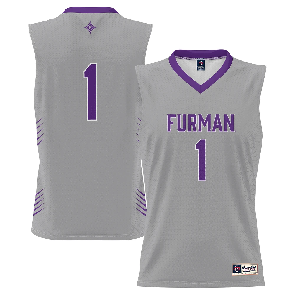 Men's GameDay Greats #1 Furman Paladins Lightweight Basketball Jersey