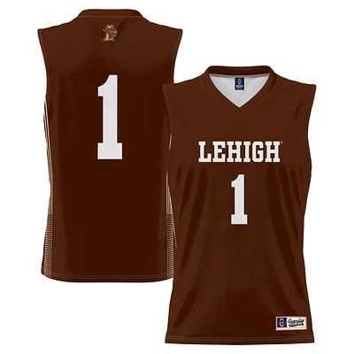 Men's GameDay Greats #1 Brown Lehigh Mountain Hawks Lightweight Basketball Jersey